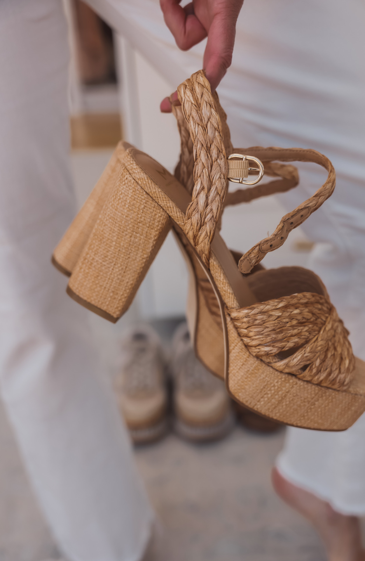 Marc Fisher Woven Platform shoes